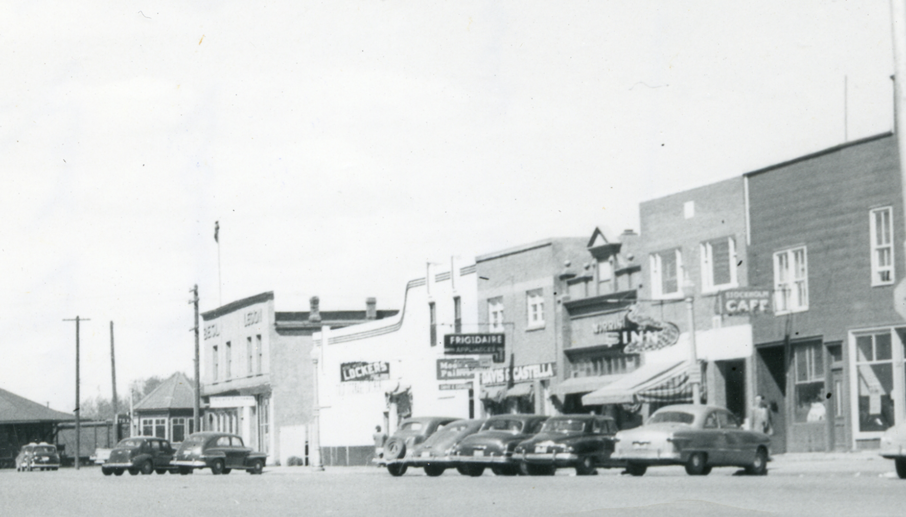 Ross Street looking west, 1950