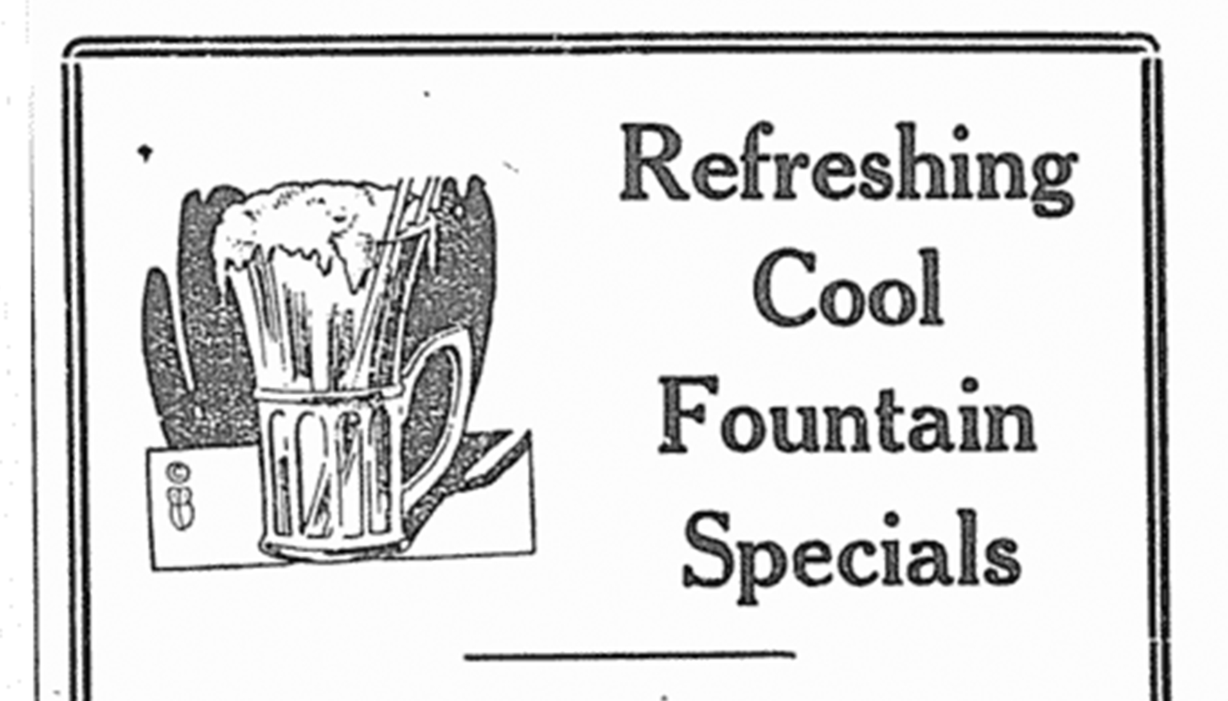 Advertisement for Commercial Café in Red Deer news, Dec. 27, 1922