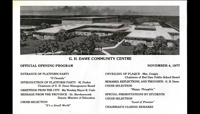 G.H. Dawe Centre grand opening