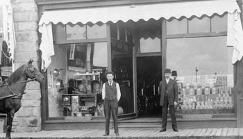 Photo of the Brumpton Store circa 1900s