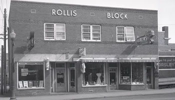 Photo of Rollis Block building circa 1953