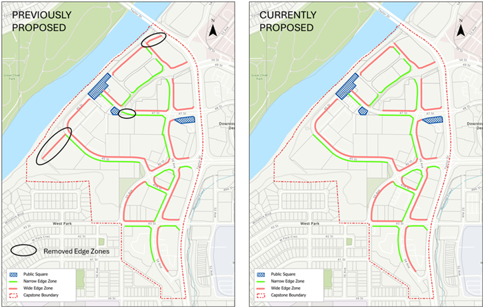Revised Edge Zones