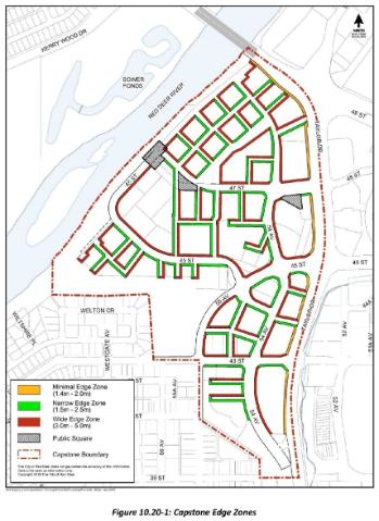 Existing Zoning Bylaw Edge Zones
