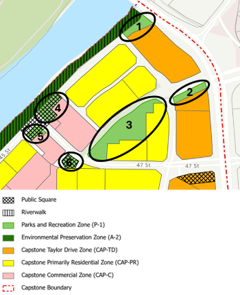 Proposed Capstone ARP Land Use Zones