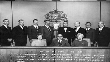 Red Deer City Council in 1968-1969