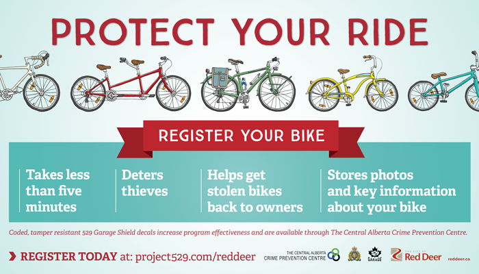 Protect your bike The City of Red Deer