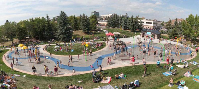 Blue Grass Sod Farm Central Spray And Play The City Of Red Deer