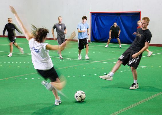 Indoor soccer red deer on sale